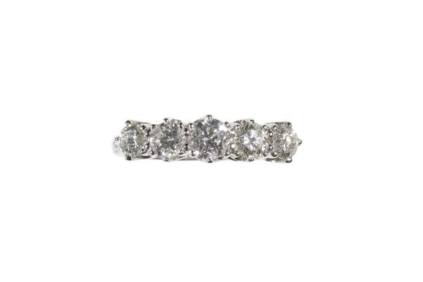 FIVE STONE DIAMOND RING