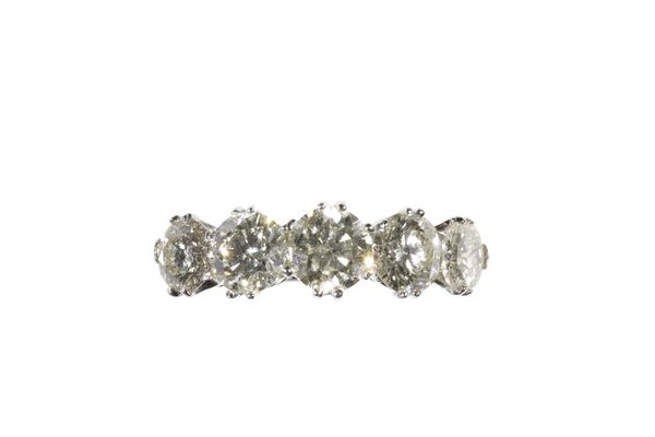 FIVE STONE DIAMOND RING