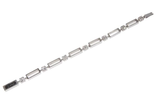 DIAMOND AND WHITE GOLD BRACELET