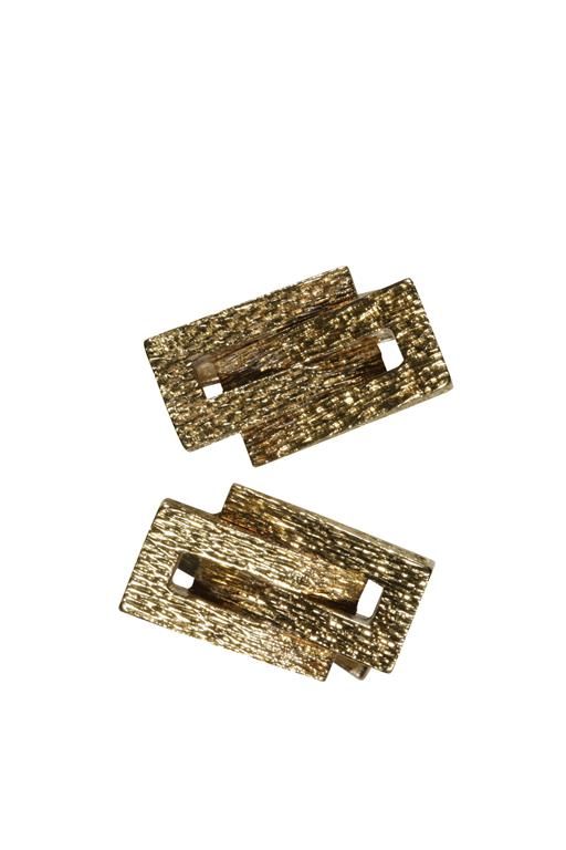 KUTCHINSKY PAIR OF GENTLEMAN'S 18CT YELLOW GOLD CUFF LINKS