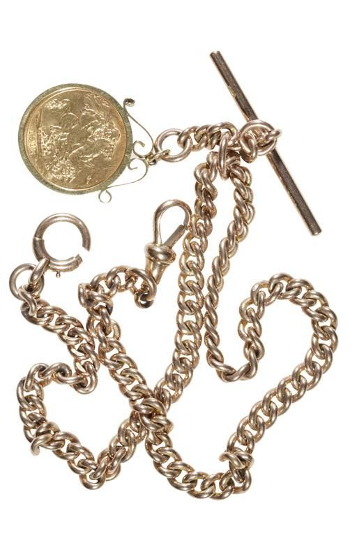 9CT ROSE GOLD FOB CHAIN