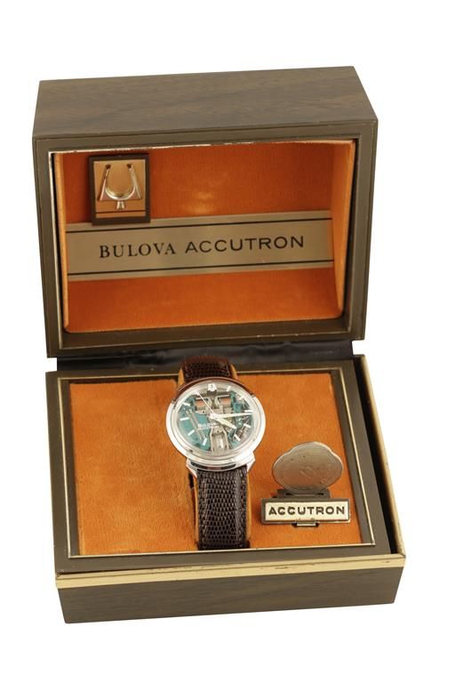 BULOVA ACCUTRON GENTLEMANS STIANLESS STEEL CASE WRIST WATCH