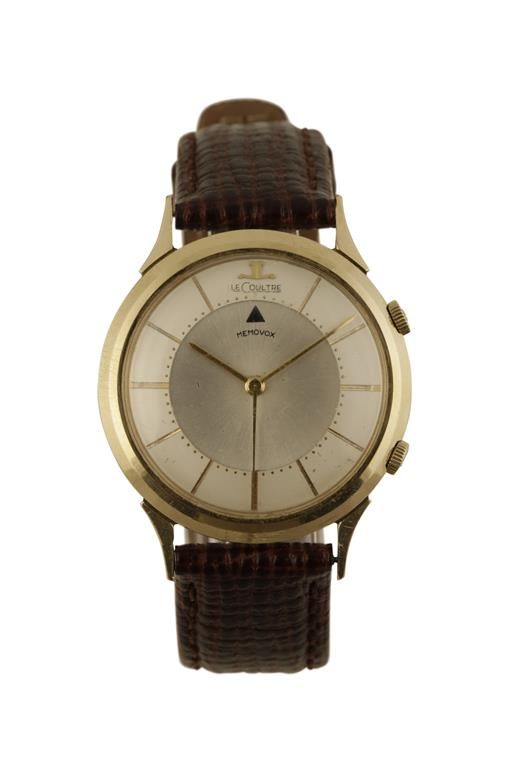 JAEGER-LECOULTRE MEMOVAX STEEL AND GOLD PLATED GENTLEMAN'S WRIST WATCH