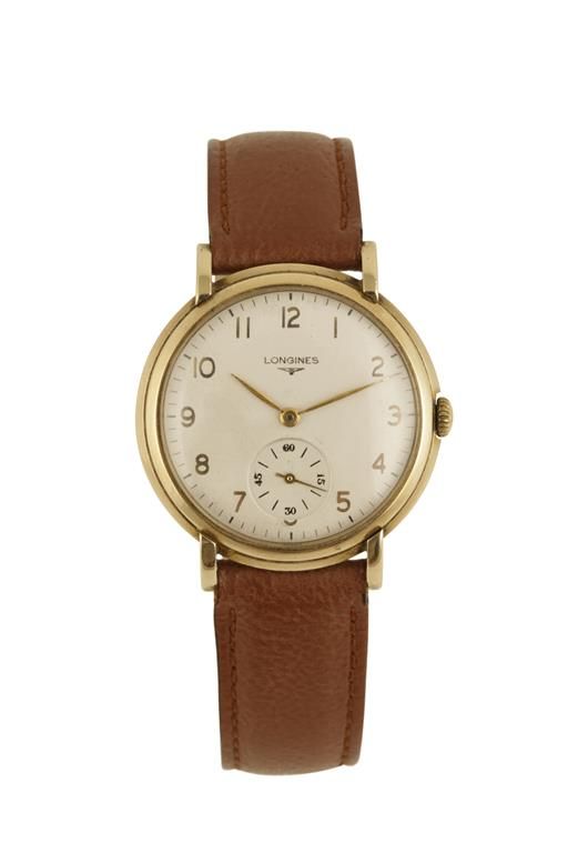 LONGINES GENTLEMAN'S 9 CT GOLD WRIST WATCH