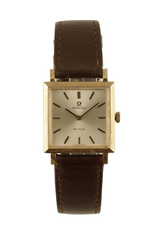 OMEGA 9CT GOLD DE VILLE GENTLEMAN'S WRIST WATCH