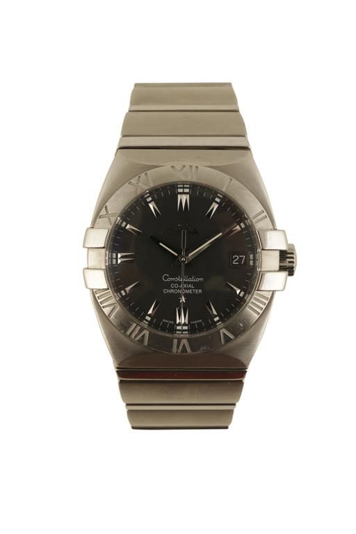 OMEGA CONSTELLATION CO-AXIAL CHRONOMETER GENTLEMAN'S STAINLESS STEEL WRIST WATCH