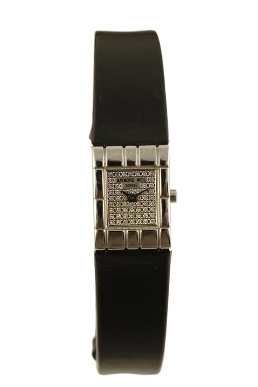 RAYMOND WEIL LADY'S STAINLESS STEEL WRIST WATCH