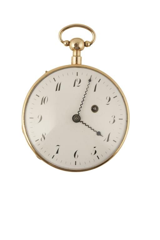 GOLD CASED REPEATER CYLINDER GENTLEMAN'S POCKET WATCH