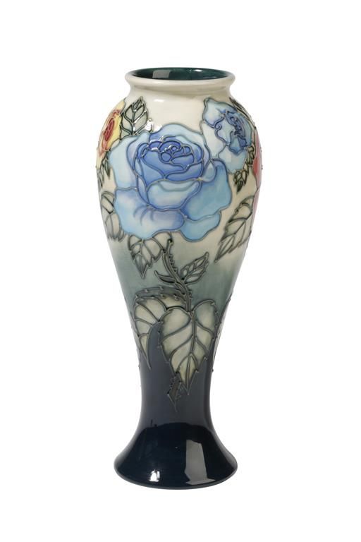 MOORCROFT: "ROSE" LIMITED EDITION VASE