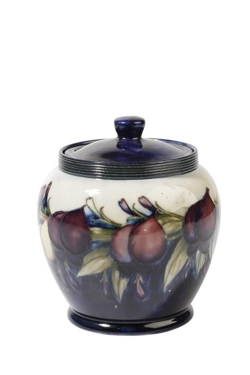 MOORCROFT "WISTERIA" JAR AND COVER