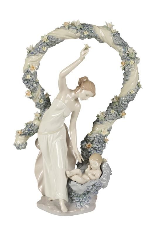 LLADRO: "REBIRTH" GLAZED PORCELAIN FIGURE