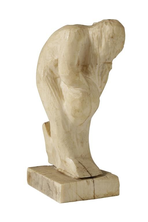 •AGATHA WALKER (1888-1980): A CARVED IVORY SCULPTURE