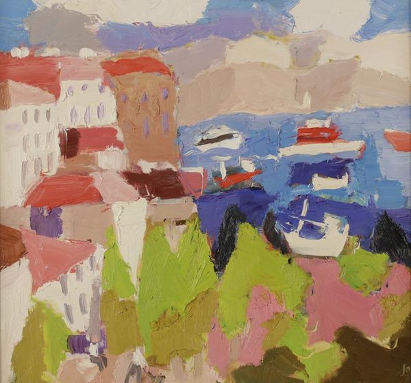 •JULIAN BAILEY (b.1963) 'CORFU PORT, FROM THE OLD TOWN'