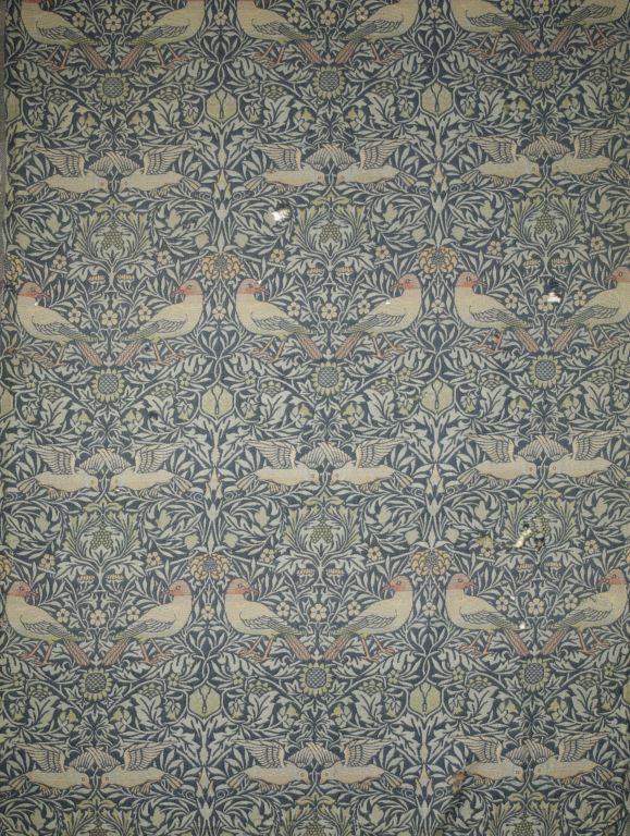 WILLIAM MORRIS FOR MORRIS AND CO: A LARGE 'BIRD' FABRIC SAMPLE