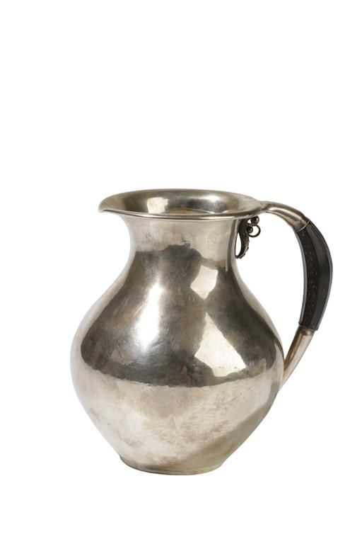 JØRGEN JENSEN (1895-1966) FOR GEORG JENSEN: A STERLING SILVER PITCHER