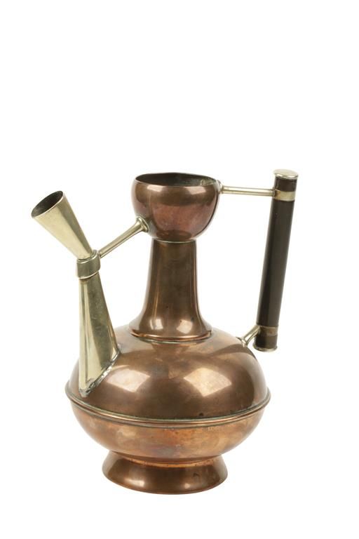 DR CHRISTOPHER DRESSER FOR BENHAM AND FROUD: A COPPER COFFEE POT