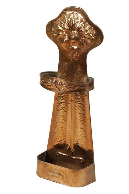 ARTS AND CRAFTS COPPER UMBRELLA STAND