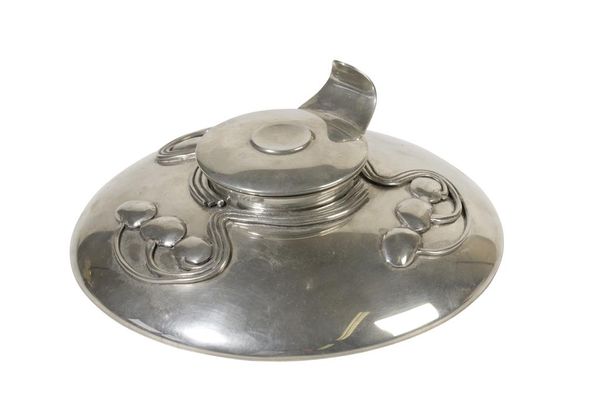 LIBERTY & CO: A "HERITAGE" LIMITED EDITION PEWTER INKWELL