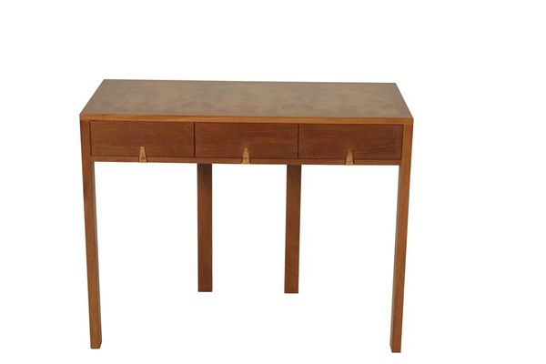 AFTER JOHN MAKEPEACE: A WALNUT VENEERED CONSOLE TABLE