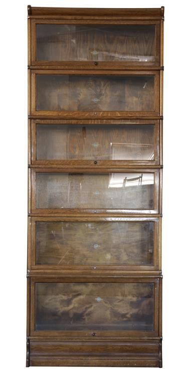 GLOBE WERNICKE MAHOGANY SECTIONAL BOOKCASE