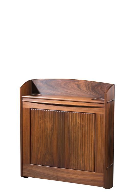 RICHARD WILLIAMS: A ROSEWOOD WALL CABINET OR BUREAU