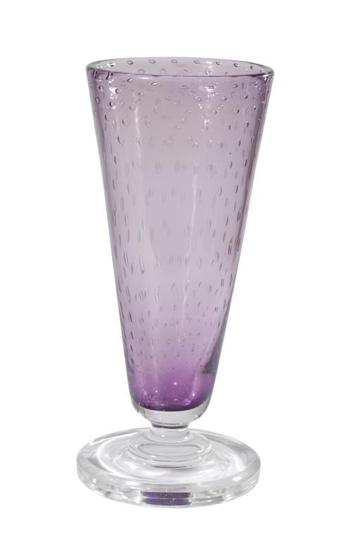 KEITH MURRAY FOR STEVENS & WILLIAMS (ROYAL BRIERLEY): A "BUBBLE" GLASS VASE
