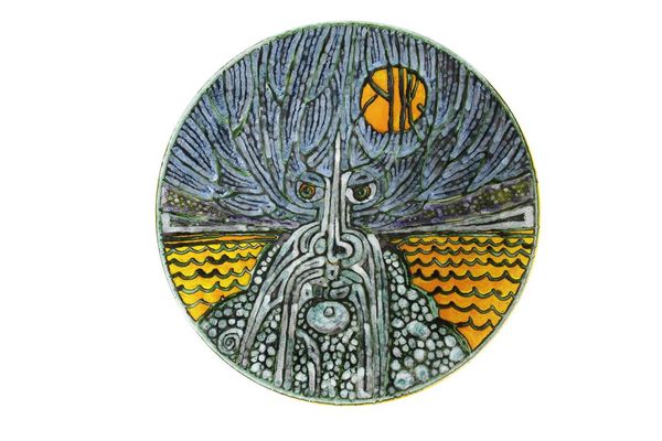 POOLE POTTERY "TREE OF LIFE" STUDIO CHARGER