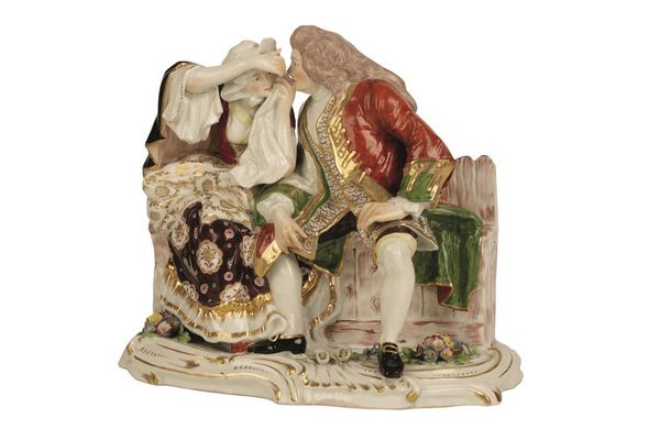 18TH CENTURY STYLE CONTINENTAL PORCELAIN GROUP