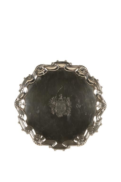 GEORGE II SILVER SALVER