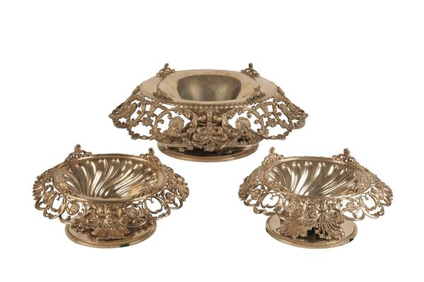 TIFFANY & CO: A SILVER GARNITURE