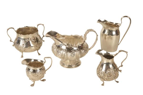 WILLIAM IV SILVER CREAM JUG