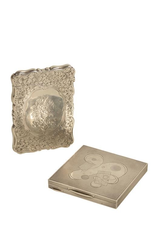 VICTORIAN SILVER CARD CASE