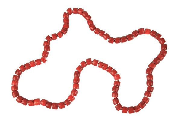 CORAL BEAD NECKLACE