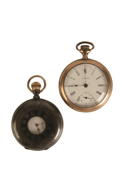 SILVER PLATED HALF HUNTER POCKET WATCH BY DENT OF LONDON