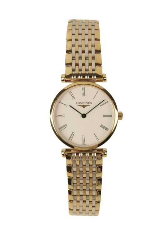 LONGINES GOLD PLATED AND STAINLESS STEEL LADIES WRIST WATCH