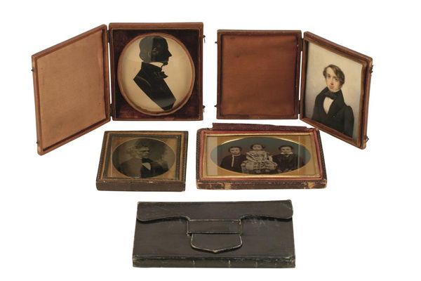 ENGLISH SCHOOL, 19TH CENTURY portrait miniature of Rev Evans, gouache on ivory,