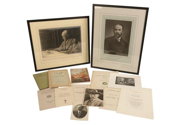 THOMAS HARDY (1840-1928) A FRAMED PHOTOGRAPH