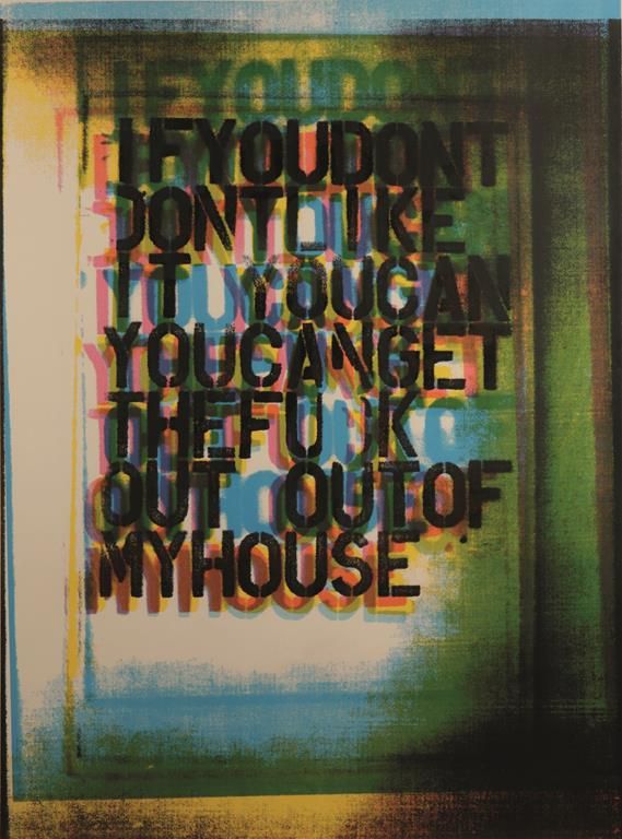 CHRISTOPHER WOOL (B.1955) 'MY HOUSE I'