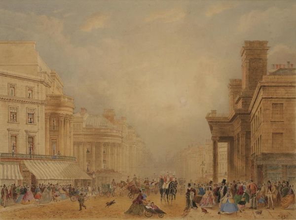 GEORGE SIDNEY SHEPHERD (1784-1862) 'REGENT STREET LOOKING TOWARDS THE QUADRANT…'