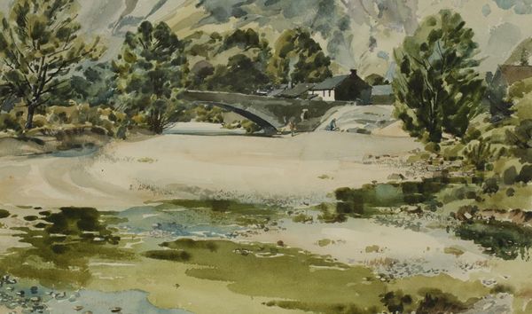 •RONALD JESTY (1926-2016) "GRANGE IN BORROWDALE, CUMBRIA"