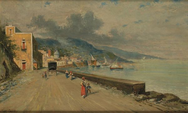 GIUSEPPE CARELLI (1858-1921) 'AMALFI, NEAR NAPLES'