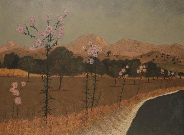 •SIR DUNCAN OPPENHEIM (1904-2003) 'ROADSIDE THISTLES - CYPRUS'