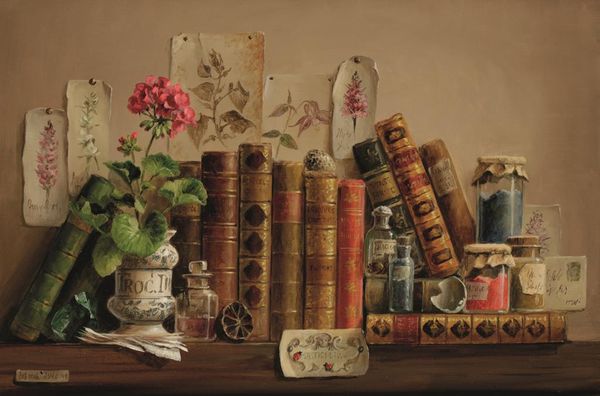 •DEBORAH JONES (1921-2012) 'RARE BOOKS' A still life study