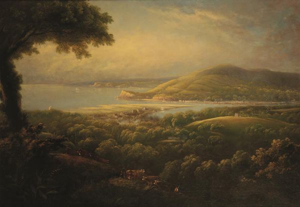 ATTRIBUTED TO WILLIAM WILLIAMS OF PLYMOUTH (1805-1895) 'TEIGNMOUTH FROM BLUNSTONE HILL'