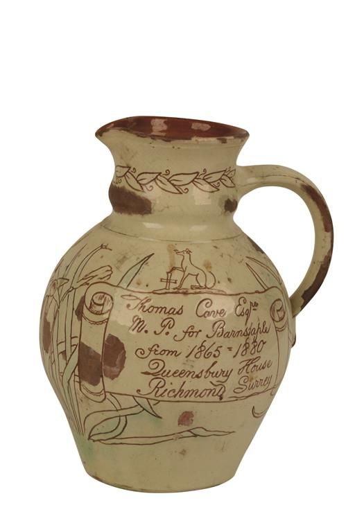 DEVON POTTERY COMMEMORATIVE JUG