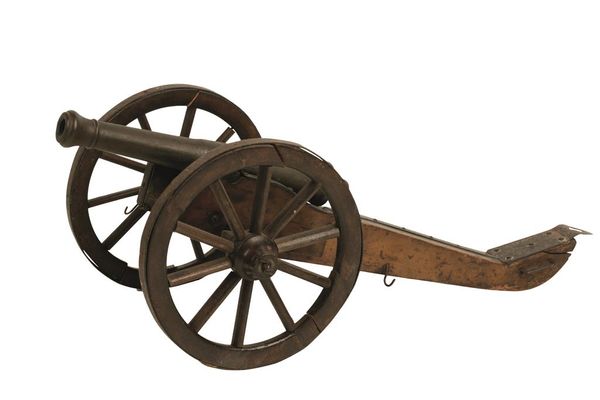 19TH CENTURY MODEL OF FIELD CANNON