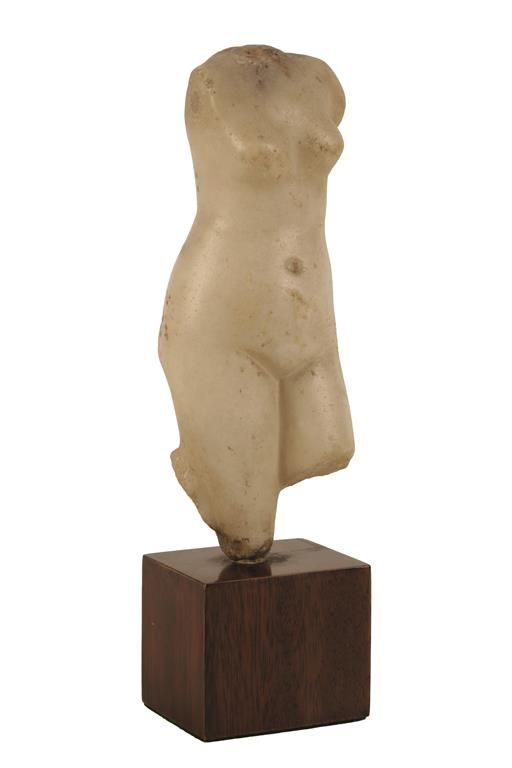 ROMAN MARBLE TORSO OF VENUS, CIRCA 2ND CENTURY BC