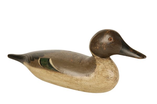 AN AMERICAN DECOY DUCK