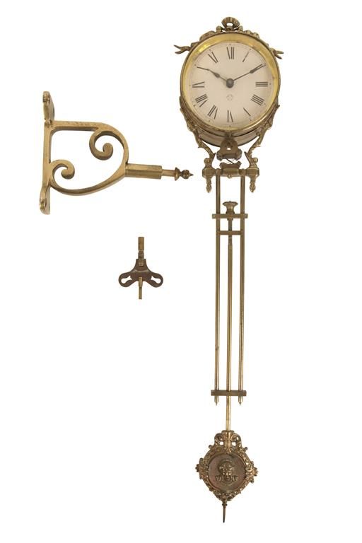 19TH CENTURY AMERICAN MYSTERY WALL CLOCK