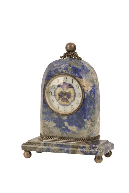 LAPIS LAZULI DESK CLOCK